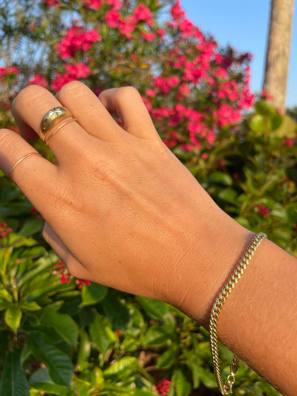 Miami curb chain bracelet