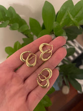 Load image into Gallery viewer, Chubby Mini Oval Hoops
