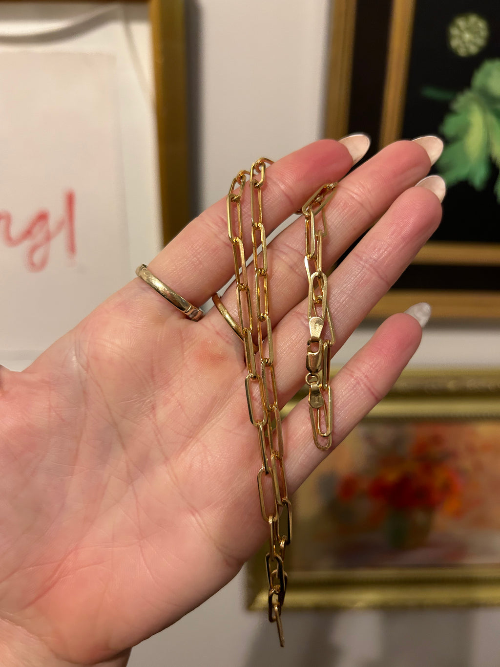 Chunky Paperclip Chain
