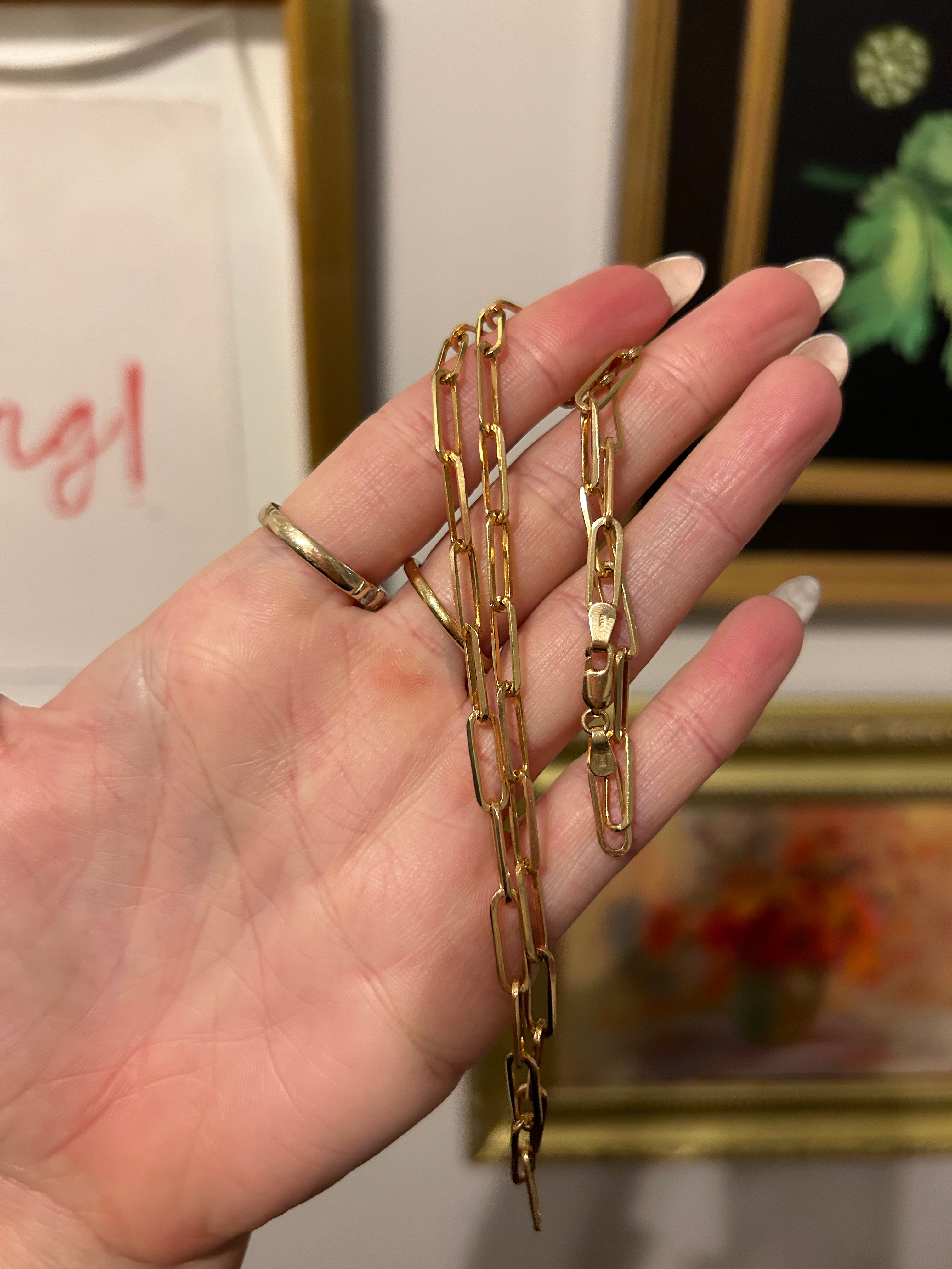 Chunky Paperclip Chain