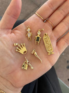 Vintage italian horn charm
