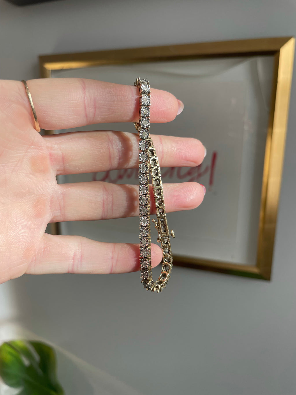 Vintage Diamond Tennis Bracelet