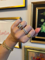 Half Eternity Diamond Band