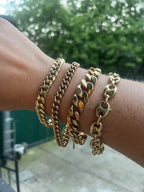 Graduated Curb Bracelet