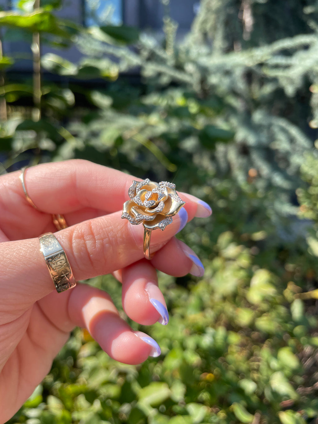 Diamond Rose Ring