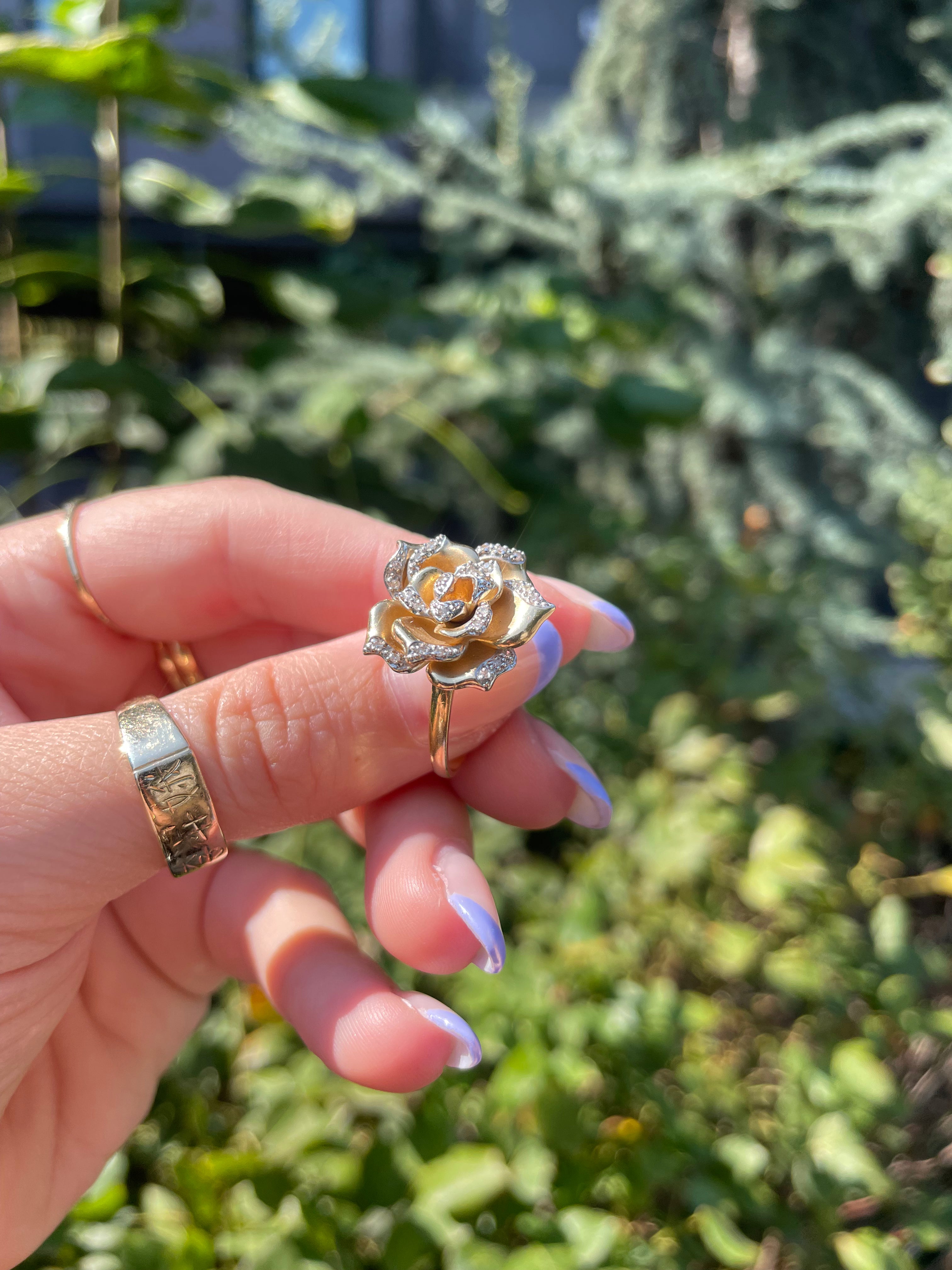 Diamond Rose Ring