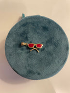 Vintage Red Shade Charm