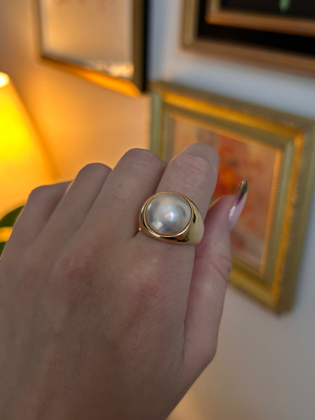 Pearl Planet Ring