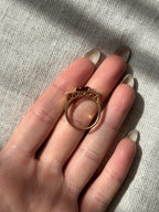 Ruby Square Diamond Ring