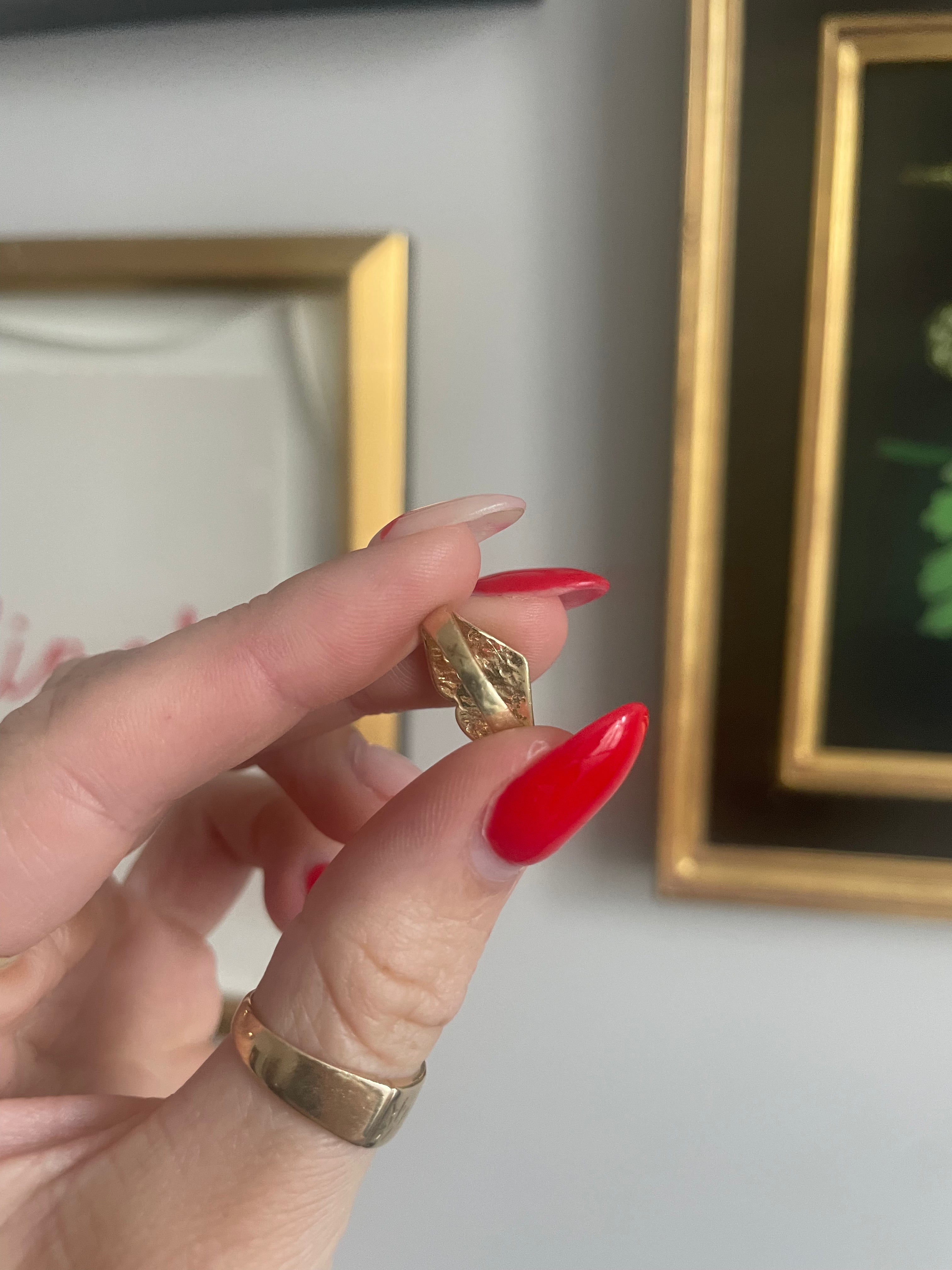 Diamond Pinky Ring
