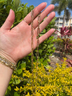 Chunky paperclip chain