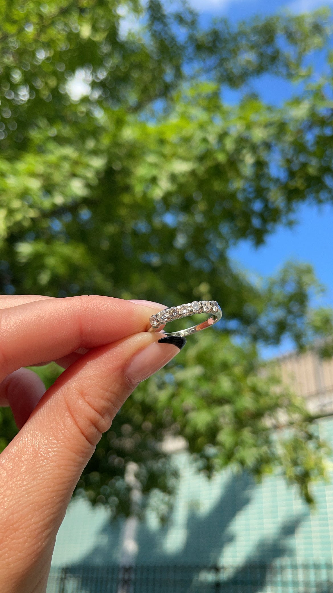 Vintage Diamond Stacker Ring