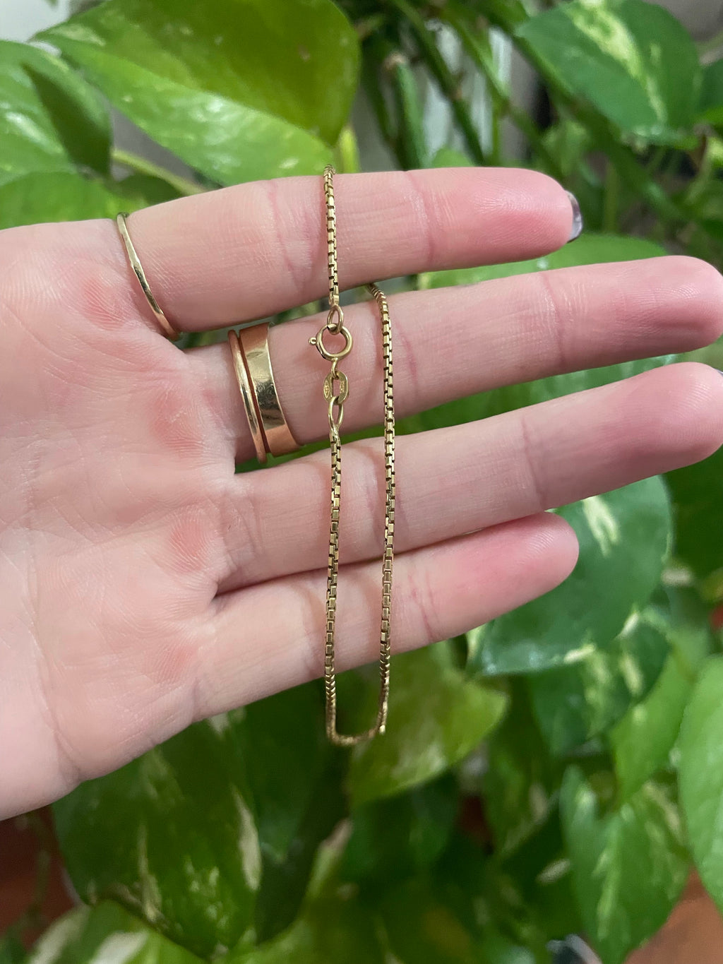 Vintage Box chain bracelet