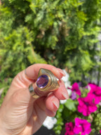 Amethyst UFO Ring
