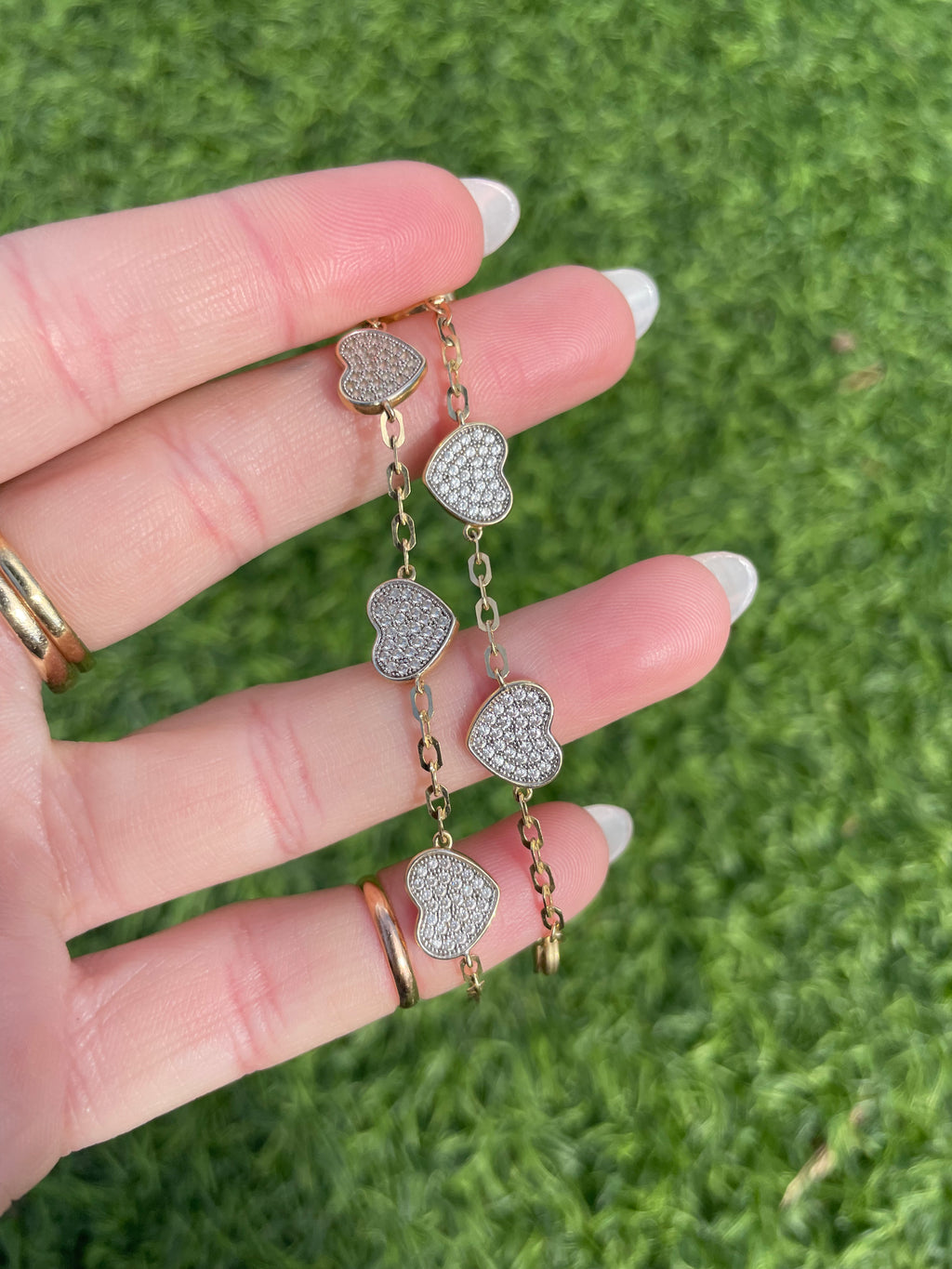 Diamond Heart Bracelet