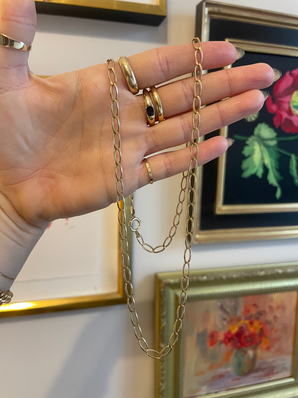 Solid Paperclip Chain