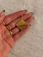 Diamond G Charm