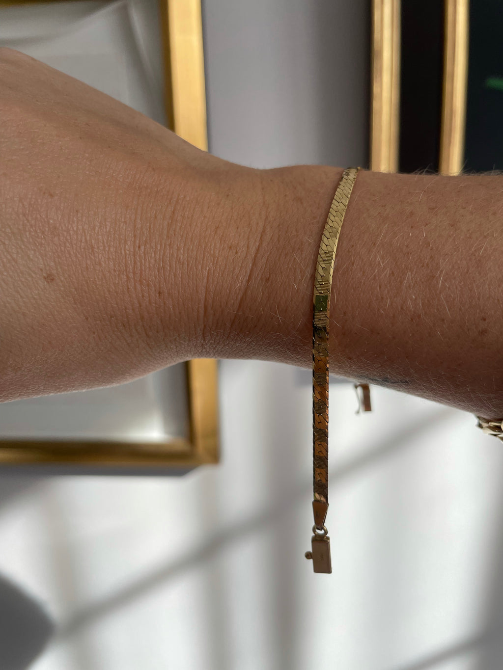 Vintage Herringbone Bracelet